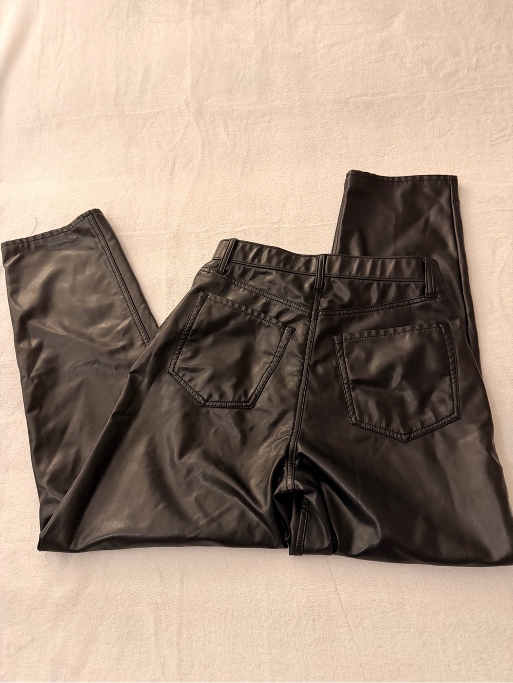 Abercrombie & Fitch Curve Love vegan Leather pants size: 6